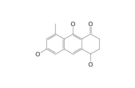 OKICENONE;3,4-DIHYDRO-4,6,9-TRIHYDROXY-8-METHYL-1(2H)-ANTHRACENONE
