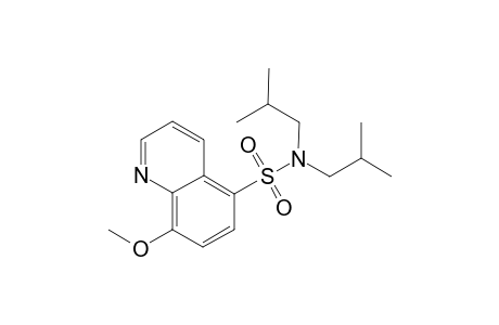8-Methoxy-N,N-bis(2-methylpropyl)-5-quinolinesulfonamide
