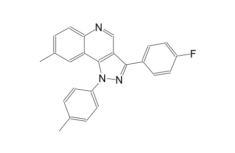 3-(4-fluorophenyl)-8-methyl-1-(4-methylphenyl)-1H-pyrazolo[4,3-c]quinoline