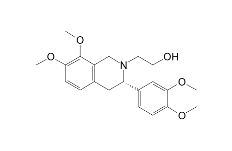 2-[(3S)-3-(3,4-Dimethoxyphenyl)-7,8-dimethoxy-3,4-dihydro-1H-isoquinolin-2-yl]ethanol