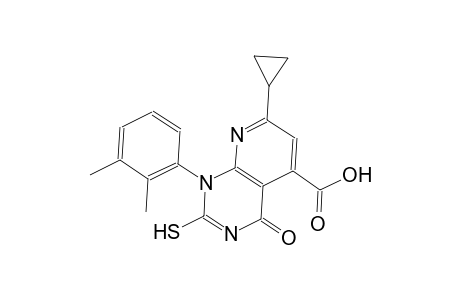 pyrido[2,3-d]pyrimidine-5-carboxylic acid, 7-cyclopropyl-1-(2,3-dimethylphenyl)-1,4-dihydro-2-mercapto-4-oxo-