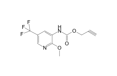 (2-Methoxy-5-trifluoromethylpyridin-3-yl)carbamic acid, prop-2-ynyl ester
