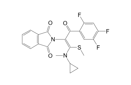 2-[2'-(N-Cyclopropyl-N-methylamino)-2'-methylsulfanyl-1'-(2',4',5'-tyrifluorobenzoyl)ethyl]-1H-isoindole-1,3(2H)-dione