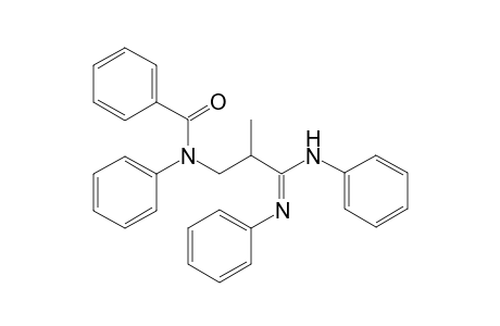 N-[2-(N,N'-Diphenyl-carbamimidoyl)-propyl]-N-phenyl-benzamide