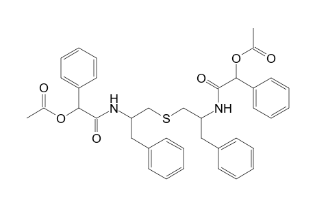 bis{2-[Acetoxy(phenyl)methylcarbonyl]amino-3-phenylpropyl}sulfide