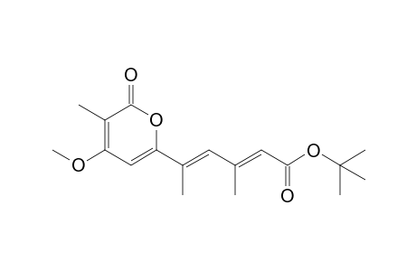 (E,E)-tert-butyl 5-(4-methoxy-3-methyl-2-oxo-2Hpyran-6-yl)-3-methylhexa-2,4-dienoate