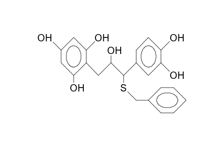 1-Benzylthio-1-(3,4-dihydroxy-phenyl)-3-(2,4,6-trihydroxy-phenyl)-2-propanol