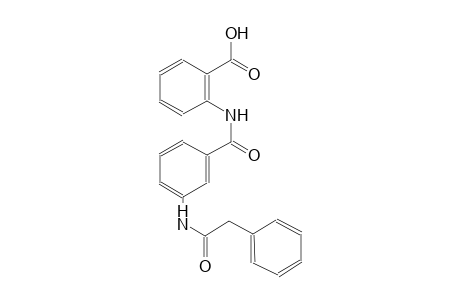 benzoic acid, 2-[[3-[(phenylacetyl)amino]benzoyl]amino]-