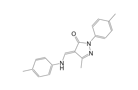 3H-pyrazol-3-one, 2,4-dihydro-5-methyl-2-(4-methylphenyl)-4-[[(4-methylphenyl)amino]methylene]-, (4E)-
