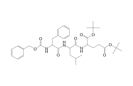di-tert-butyl 2-(2-(2-(((benzyloxy)carbonyl)amino)-3-phenylpropanamido)-4-methylpentanamido)pentanedioate