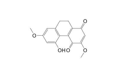 9,10-Dihydro-5-hydroxy-3,7-dimethoxy-1,4-phenanthrenequinone