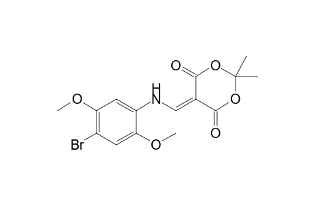 5-[[(4-Bromo-2,5-dimethoxyphenyl)amino]methylidene]-2,2-dimethyl-1,3-dioxane-4,6-dione