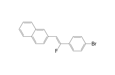 (Z)-2-(2-(4-bromophenyl)-2-fluorovinyl)naphthalene