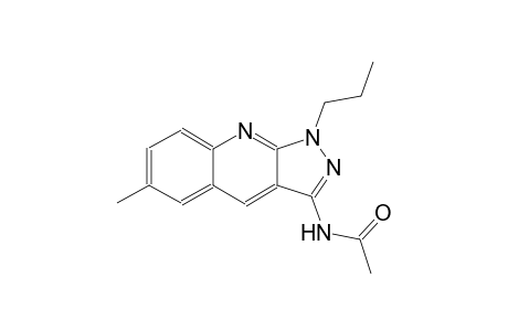 N-(6-methyl-1-propyl-1H-pyrazolo[3,4-b]quinolin-3-yl)acetamide
