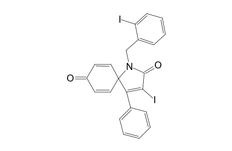 3-Iodo-1-(2-iodobenzyl)-4-phenyl-1-azaspiro[4.5]deca-3,6,9-triene-2,8-dione