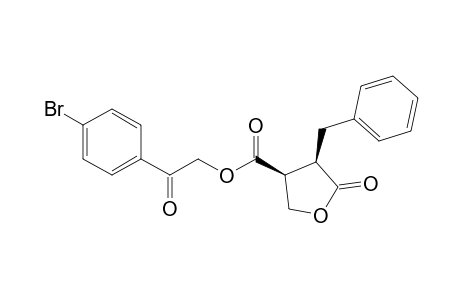 4-Bromophenacyl cis-(-)-(3S,4R)-4-benzyl-5-oxo-3-tetrahydrofurancarboxylate