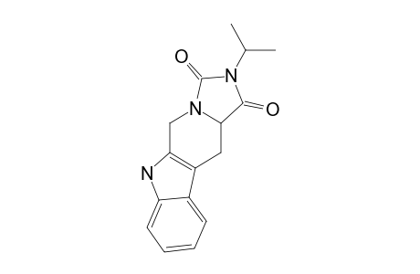 2-ISOPROPYL-1,3-DIOXO-6H-1,2,3,5,11,11A-HEXAHYDROIMIDAZO-[1,5-B]-BETA-CARBOLINE