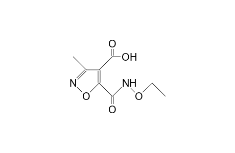 4-Isoxazolecarboxylic acid, 5-[(ethoxyamino)carbonyl]-3-methyl-