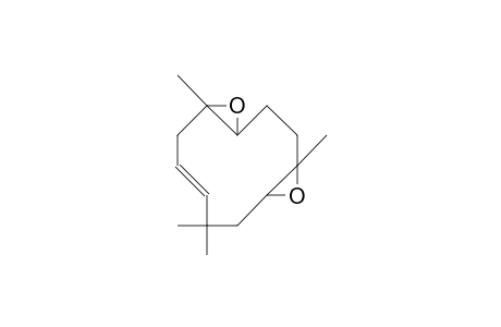3b,4B:7a,8a-Diepoxy-1,1,4a,8b-tetramethyl-cycloundec-10-ene