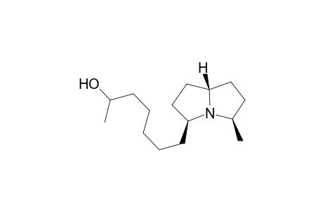 3-Methyl-5-( 6'-hydroxyheptyl)-pyrrolizidine
