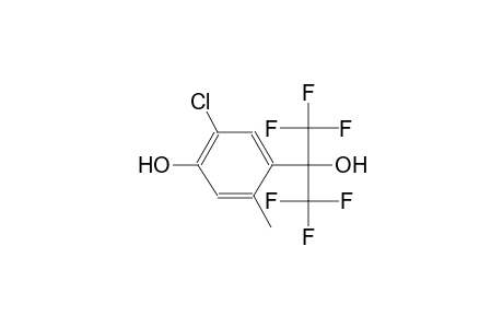benzenemethanol, 5-chloro-4-hydroxy-2-methyl-alpha,alpha-bis(trifluoromethyl)-