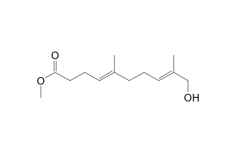 4,8-Decadienoic acid, 10-hydroxy-5,9-dimethyl-, methyl ester, (E,E)-