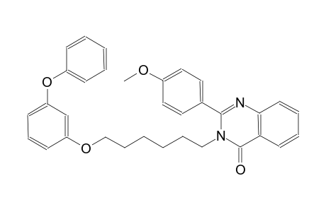 2-(4-methoxyphenyl)-3-[6-(3-phenoxyphenoxy)hexyl]-4(3H)-quinazolinone