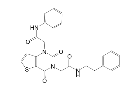 1-(2-oxo-3-phenylpropyl)-3-(2-oxo-5-phenylpentyl)-1H,2H,3H,4H-thieno[3,2-d]pyrimidine-2,4-dione