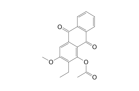 (2-ethyl-3-methoxy-9,10-dioxo-1-anthryl) acetate