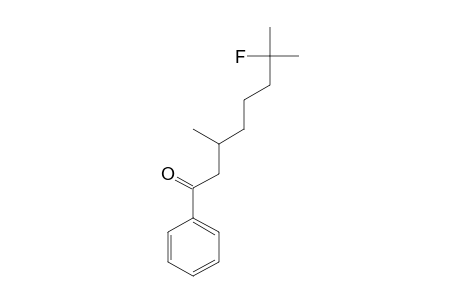 3,7-DIMETHYL-7-FLUORO-1-PHENYL-1-OCTANONE