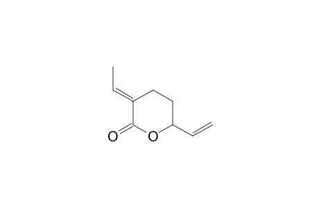 (3E)-3-ethylidene-6-vinyl-tetrahydropyran-2-one