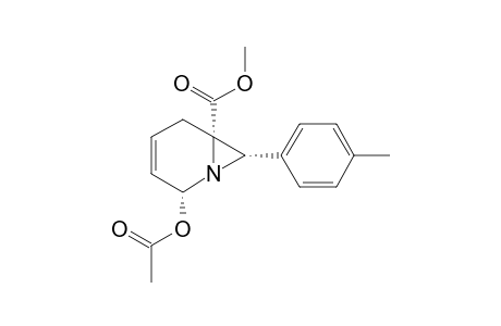 METHYL-2-ACETOXY-7-(4-METHYLPHENYL)-1-AZABICYCLO-[4.1.0]-HEPT-3-ENE-6-CARBOXYLATE
