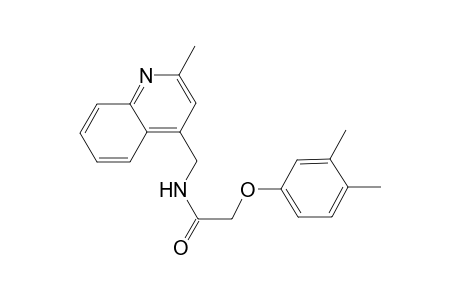 2-(3,4-Dimethylphenoxy)-N-[(2-methyl-4-quinolinyl)methyl]acetamide