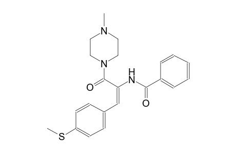 N-{(E)-1-[(4-methyl-1-piperazinyl)carbonyl]-2-[4-(methylsulfanyl)phenyl]ethenyl}benzamide