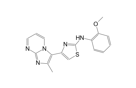 2-thiazolamine, N-(2-methoxyphenyl)-4-(2-methylimidazo[1,2-a]pyrimidin-3-yl)-