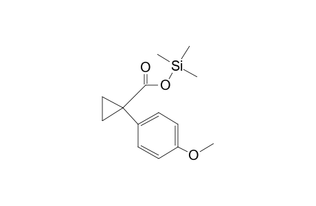 1-(4-Methoxyphenyl)-1-cyclopropanecarboxylic acid, tms