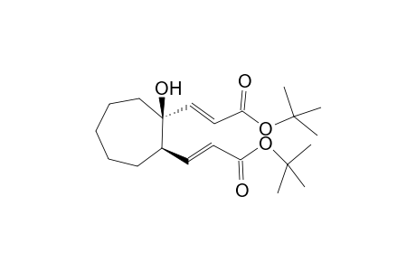 tert-Butyl (E)-3-{2-[(E)-2-tert-butoxycarbonylethenyl]-1-hydroxycyclohexpt-yl}acrylate