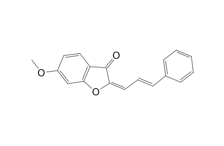 3(2H)-Benzofuranone-3-18O, 6-methoxy-2-(3-phenyl-2-propenylidene)-