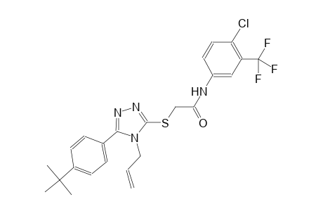 2-{[4-allyl-5-(4-tert-butylphenyl)-4H-1,2,4-triazol-3-yl]sulfanyl}-N-[4-chloro-3-(trifluoromethyl)phenyl]acetamide