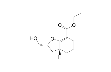 (2R,3aR)-2-(hydroxymethyl)-2,3,3a,4,5,6-hexahydrobenzofuran-7-carboxylic acid ethyl ester