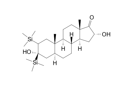 Bistrimethylsilyl 3.alpha.,16.alpha.-dihydroxy-5.alpha.-androstane-17-one