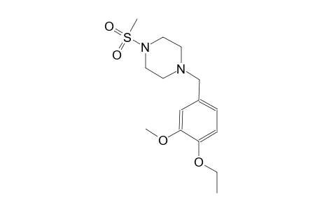 piperazine, 1-[(4-ethoxy-3-methoxyphenyl)methyl]-4-(methylsulfonyl)-