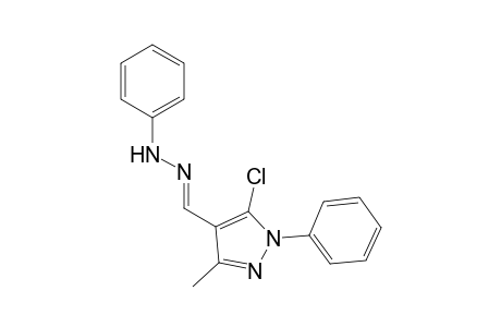 N-[(E)-(5-chloranyl-3-methyl-1-phenyl-pyrazol-4-yl)methylideneamino]aniline