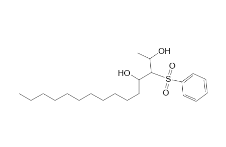 3-Phenylsulphonylpentadecane-2,4-diol