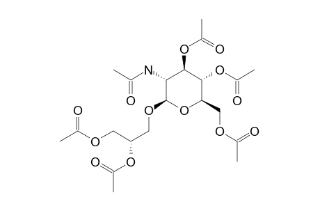 (2'S)-2',3'-DIACETOXYPROPYL-3,4,6-TRI-O-ACETYL-2-ACETYLAMINO-2-DEOXY-BETA-D-GLUCOSIDE