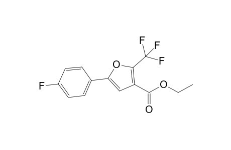 Ethyl 5-(4-fluorophenyl)-2-(trifluoromethyl)furan-3-carboxylate