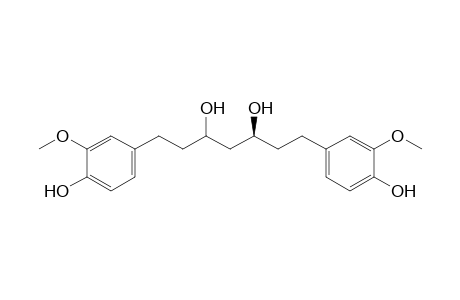 3(S),5-Dihydroxy-1,7-bis(4-hydroxy-3-methoxyphenyl)heptane