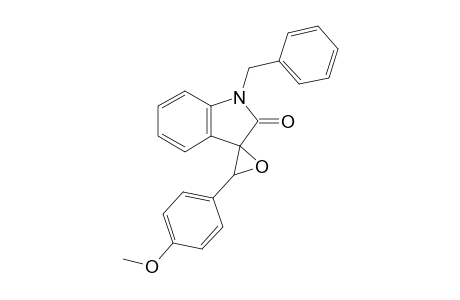 1-Benzyl-3'-(4-methoxyphenyl)spiro[indole-3,2'-oxirane]-2-one