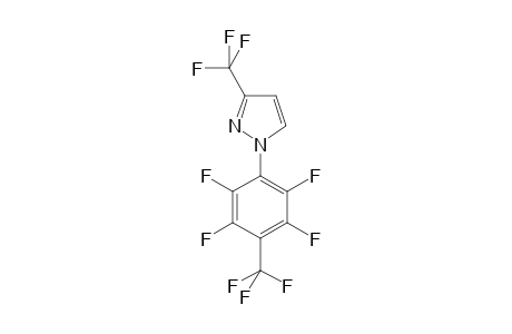1H-Pyrazole, 1-[2,3,5,6-tetrafluoro-4-(trifluoromethyl)phenyl]-3-(trifluoromethyl)-