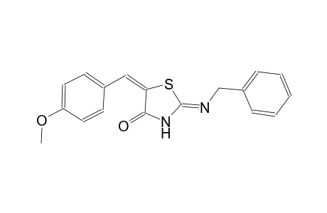 (2Z,5E)-5-(4-methoxybenzylidene)-2-{[(Z)-phenylmethyl]imino}-1,3-thiazolidin-4-one
